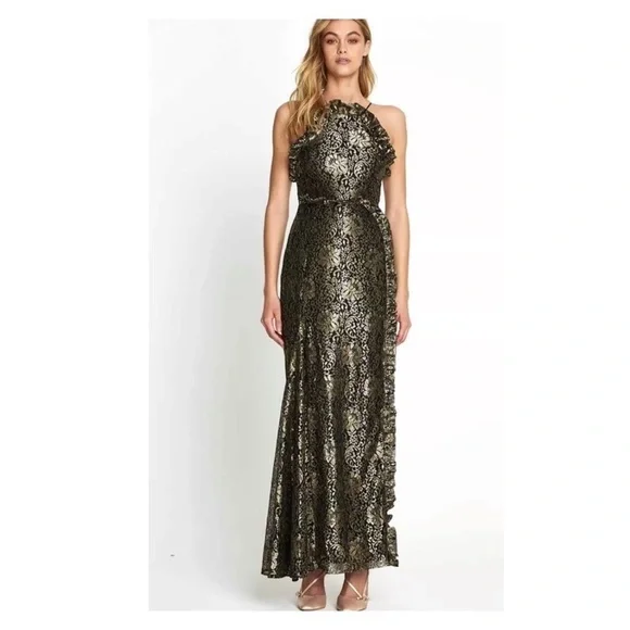 alice mccall gold dress Long Formal Dress: Betsy and Adam A26994 Silver/Purple / 0